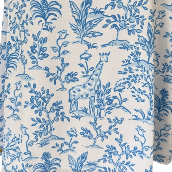 Lilly Pulitzer Florin Straight Hem Tall Tales Top NWT Size XL - Picture 5 of 8